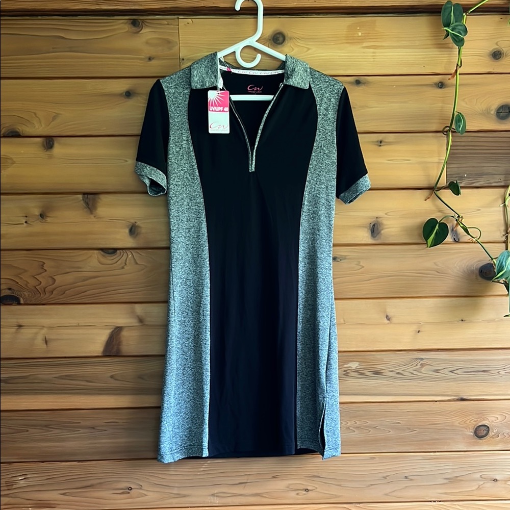 Black and Gray Women's golf dress Dress